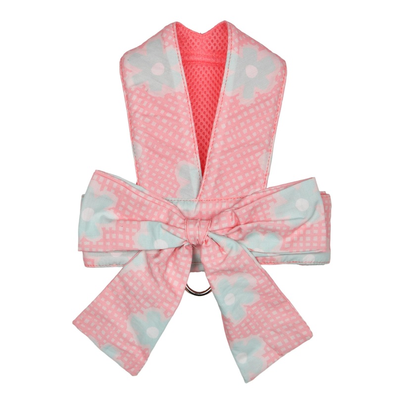 Roselin Dog Harness Fashionable Cute Spring Summer Harness for Small Dogs, Pink, Large PINK_ROSELIN