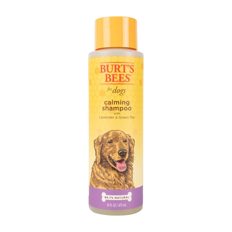 Burt’s Bees for Pets Naturally Derived Calming Dog Shampoo with Lavender and Green Tea – Cleansing Lavender Dog Shampoo – Cruelty Free, Made in USA, 16 oz Unscented 16 Fl Oz (Pack of 1)