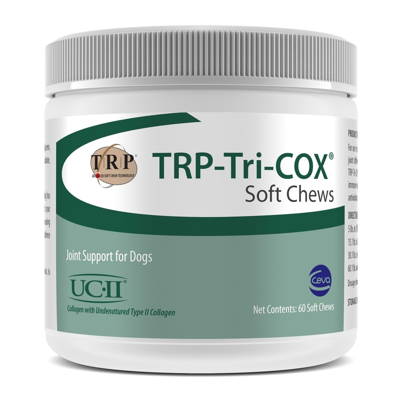 CEVA Animal Health TRP-Tri-COX Soft Chews – Joint Support For Dogs (60 Count)