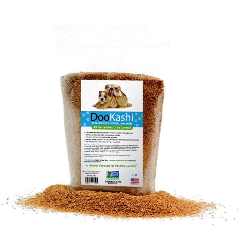 for Dogs Pet Odor Eliminator for Yard and Lawn – Dry Bokashi Bran Powered Poop and Urine Odor Remover, 1 lb