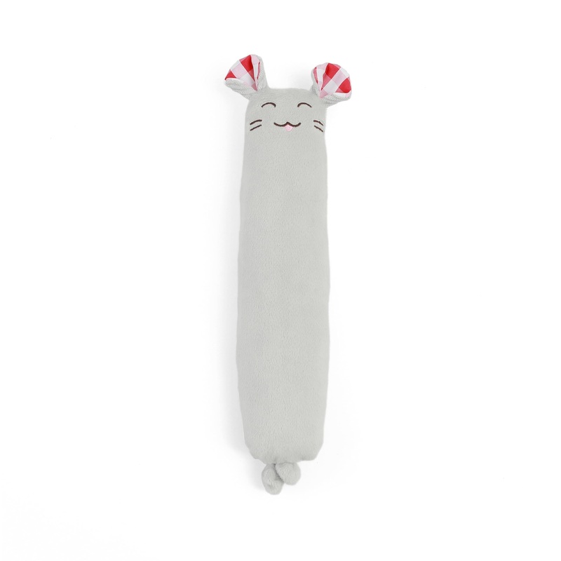 Hepper Plush Mouse Kicker Toy – Catnip Interactive Cat Toy with Bell- Durable Cat Toys for Kicking & Wrestling- Large Cat Toy for Indoor Cats Filled with Catnip- Perfect Pet Gifts for Cats