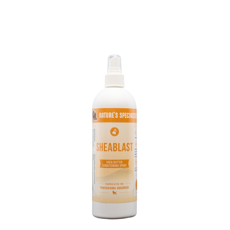 Nature’s Specialties SheaBlast Conditioning Spray for Dogs Cats, Non-Toxic Biodegradeable, Promotes Hair Growth, Made in USA, 16 oz