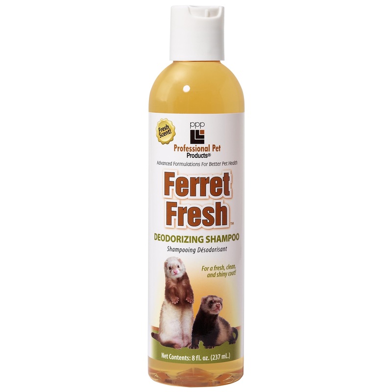 PPP Ferret Fresh Deodorizing Shampoo for Ferrets – Powerful Deep Cleaning Solution for Clean & Soft Fur – Pia Colada Scent – 8 fl oz