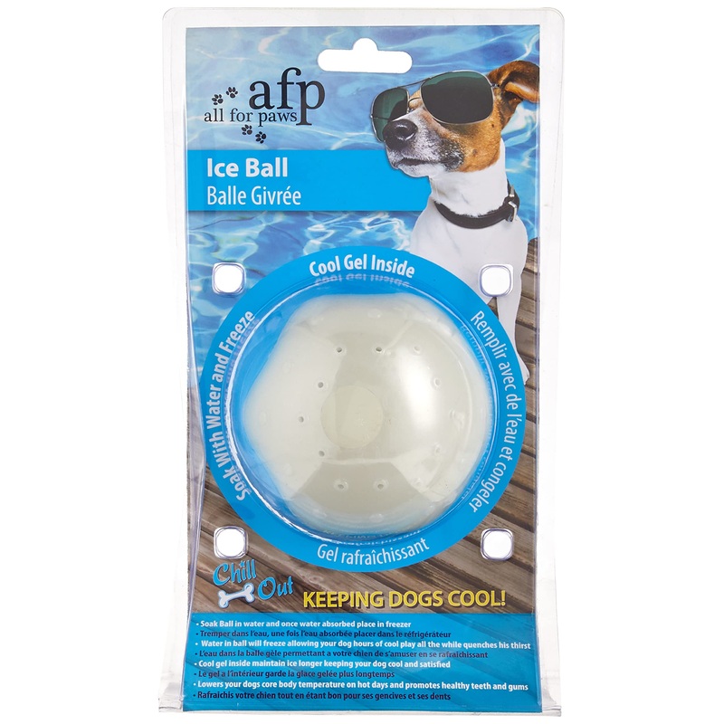 ALL FOR PAWS Chill Out Ice Ball Dog Chew Toy, Large, 6.18 kg, assorted colours Multi L