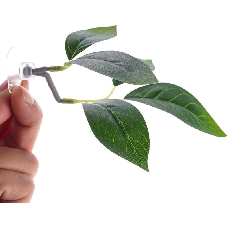 Betta Fish Leaf Pad,Plastic Plant Betta Hammock Leaf Bed,Simulating The Natural Habitat for Betta Spawning Grounds,Suction Cup Betta Breeding Resting Bed Aquarium Dcor Plastic Plants