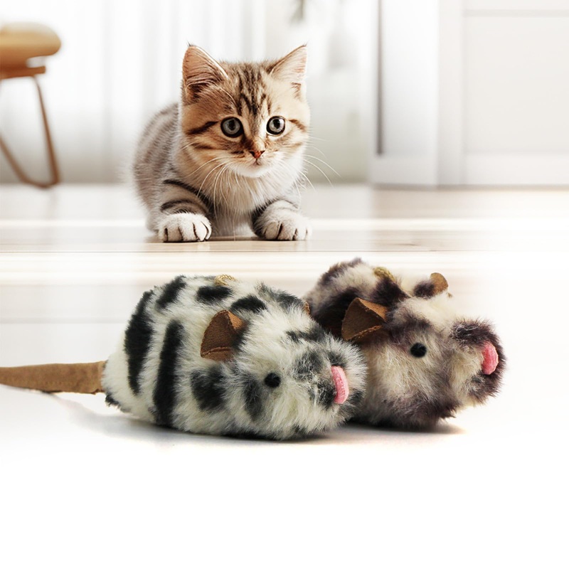 Cat Mice Toys Catnip Indoor Toy Interactive Kitten Toy for All Breeds Cats Lifelike Mouse Sound Realistic Mouse 2 Pack (2 Pack Mouse) 2 Pack Mouse
