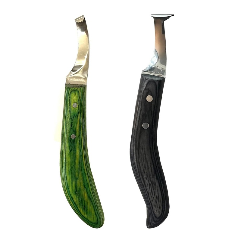 Farrier Tools Super Sharp Hoof Knife – Green and Black Hoof Knife
