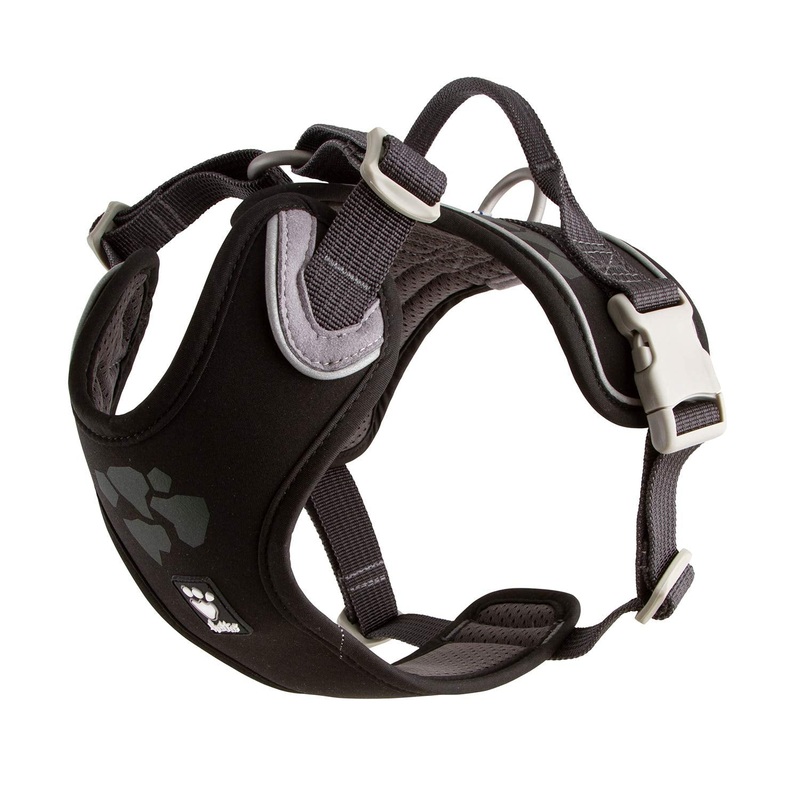 Hurtta – Weekend Warrior Harness – 60-80 cm – black – 1 piece 1 Count (Pack of 1) Multi