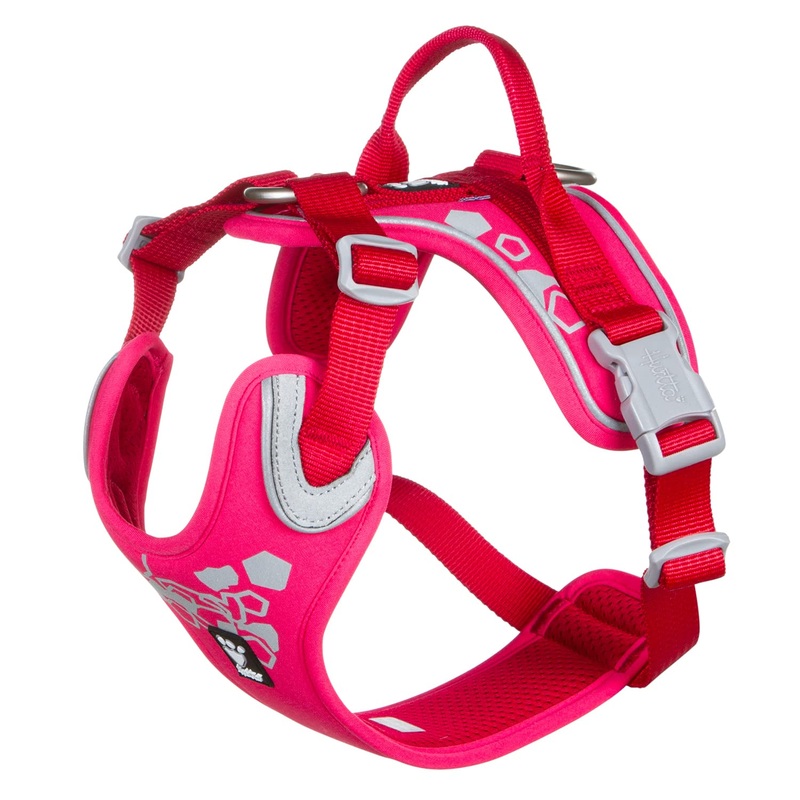 Hurtta Weekend Warrior Harness for Medium Dogs, Ruby Red, 60-80 cm
