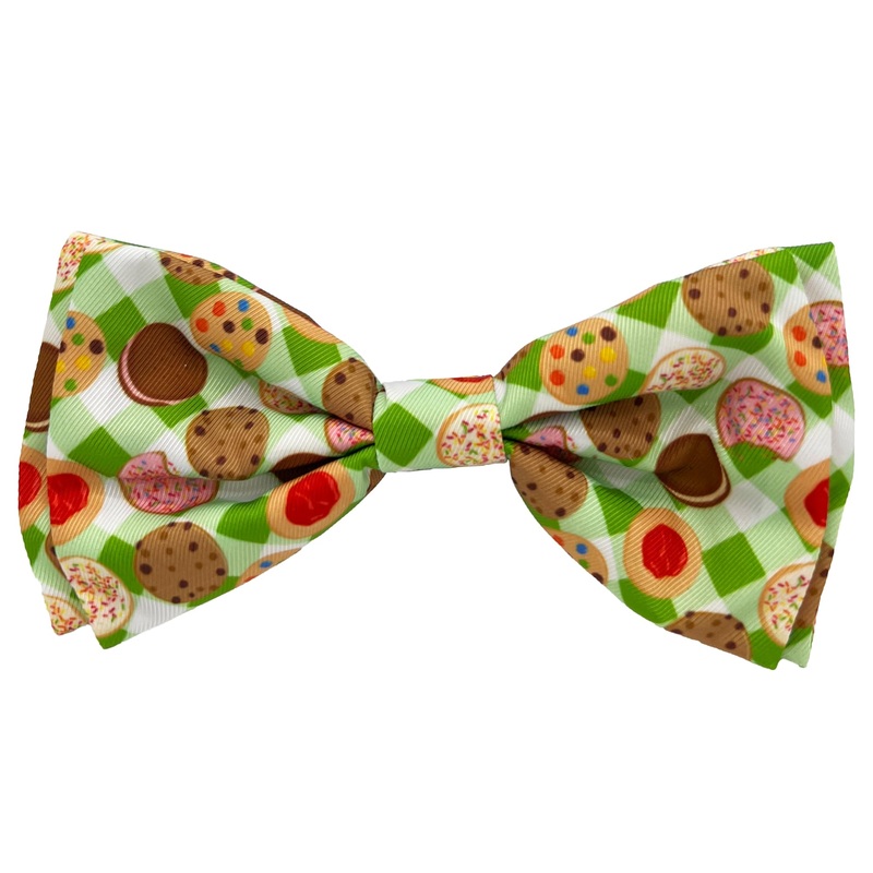 Huxley & Kent Bow Tie for Pets | Cookie Monster (Small) | Velcro Bow Tie Collar Attachment | Fun Bow Ties for Dogs & Cats | Cute, Comfortable, and Durable | H&K Bow Tie Small