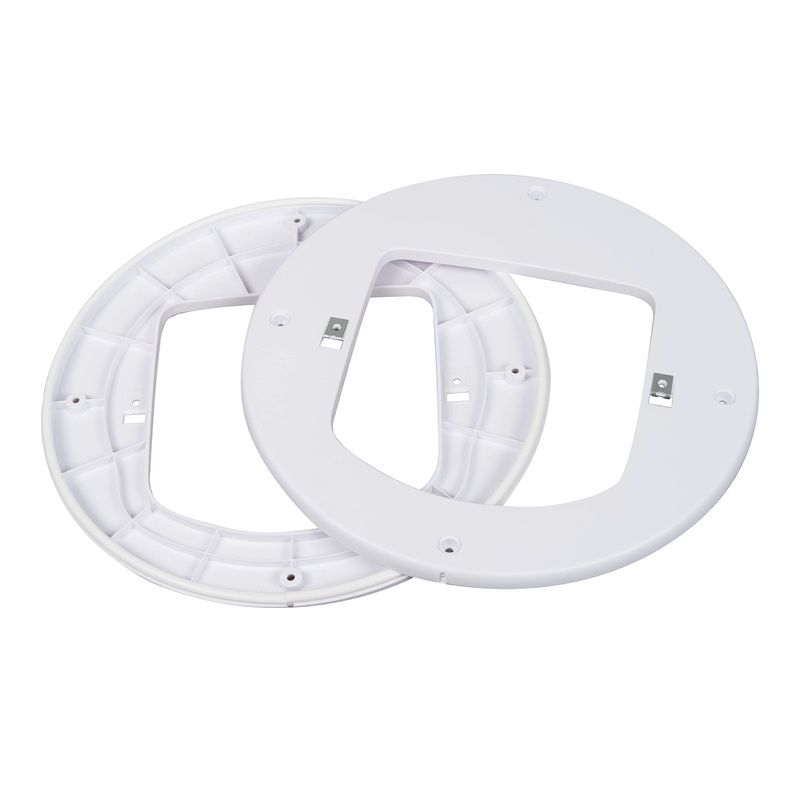 PetSafe Installation Adapter, Compatible with Microchip and Manual Cat Flaps – WHITE