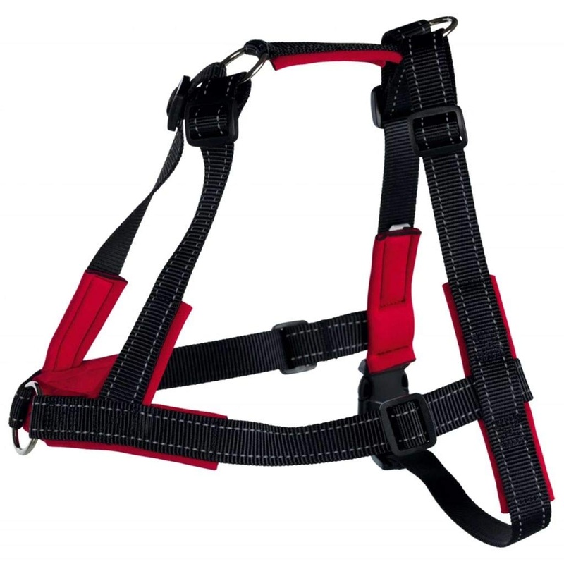 Trixie Lead’n’Walk Soft training harness, M-L: 55-90 cm/25 mm, black