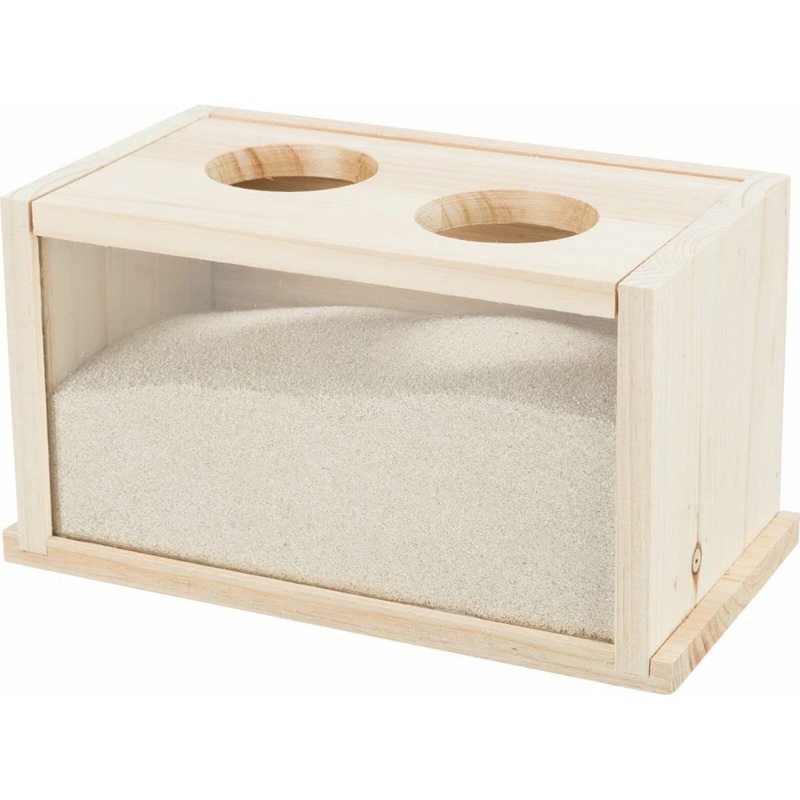 Trixie – Wooden sand bath for rodents – TR-63004