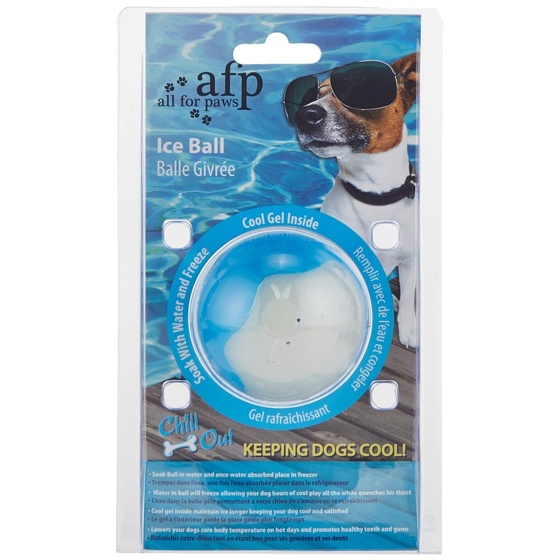 ALL FOR PAWS Chill Out Ice Ball Dog Chew Toy, Medium, 3 kg