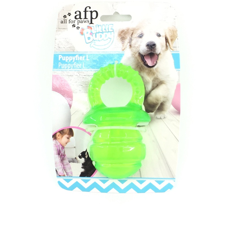 ALL FOR PAWS Little Buddy Puppyfier Dog Chew Toy, Large, Green, 1.85 kg