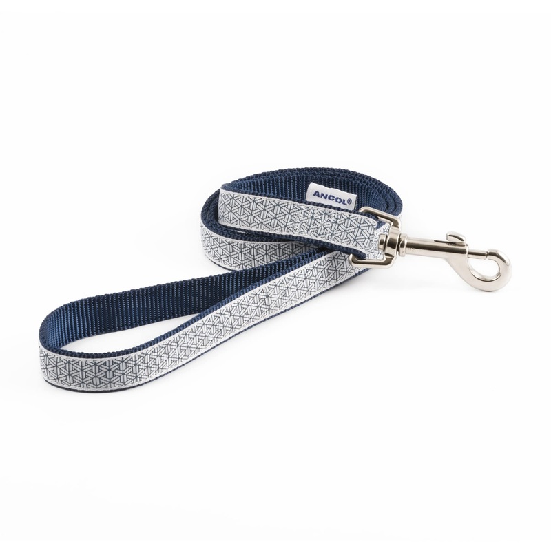 Ancol Fashion Lead Geometric Grey