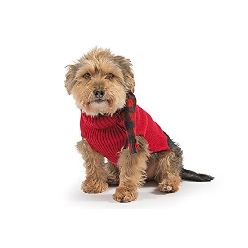 Ancol Scarf Dog Jumper, Large, Red L
