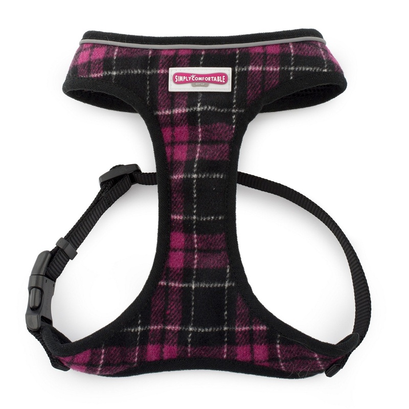 Ancol Tartan Dog Harness Purple L 53-74 cm
