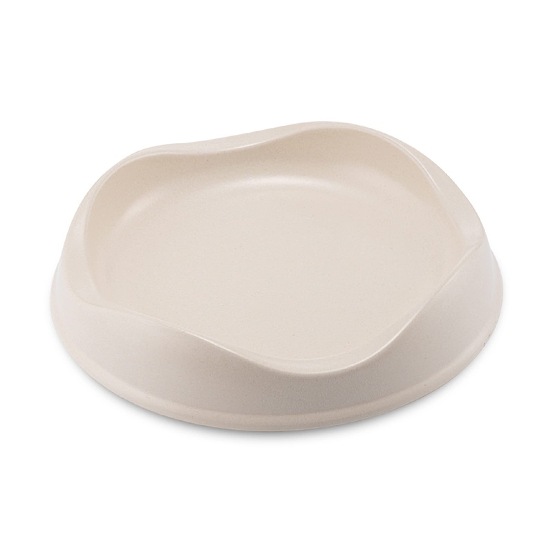 Beco Cat Bowl – Eco Friendly and Dishwasher Safe, Bamboo Food and Water Bowl – Natural 1 Count (Pack of 1)