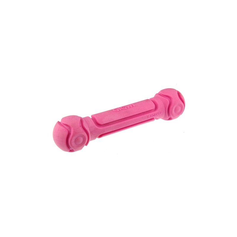 GiGwi Foamer Rubber Dumbell Soft Floating Durable Dog Toy TPR Active Fetch Toy – Pink Dumbbell