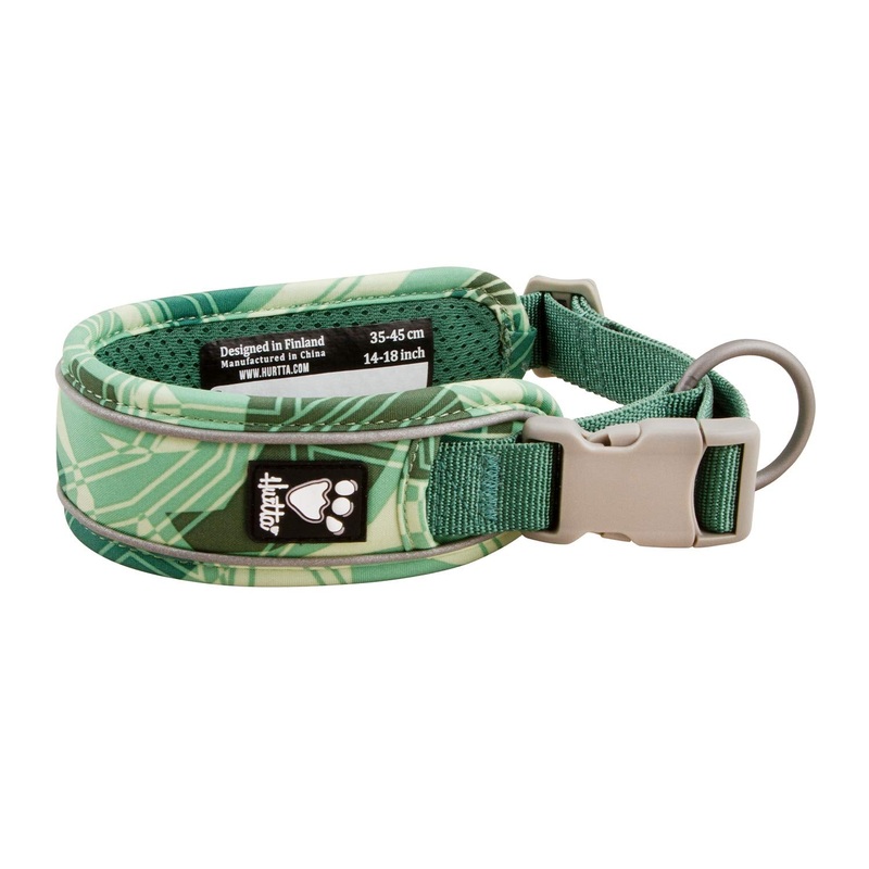 Hurtta Weekend Warrior Dog Collar , Park Camo, 22-26 in