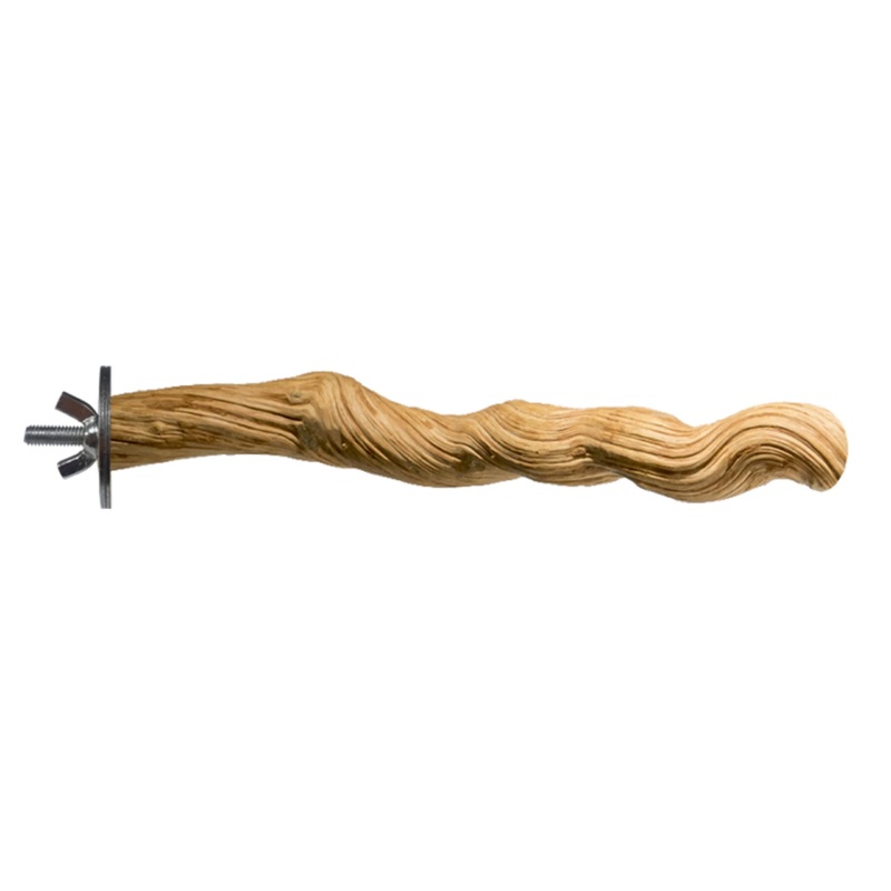 JAVA WOOD NATURAL WOODEN LIANA VINE PERCH AFRICAN GREY CAGE BIRD PERCH 3 SIZES (LARGE 30-40CM) LARGE 30-40CM