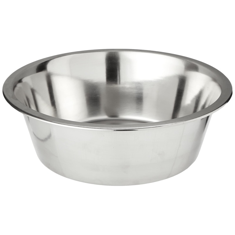 Pet Platter Stainless Steel Pet Bowl, 25 cm/ 10-Inch 25cm / 2400ml