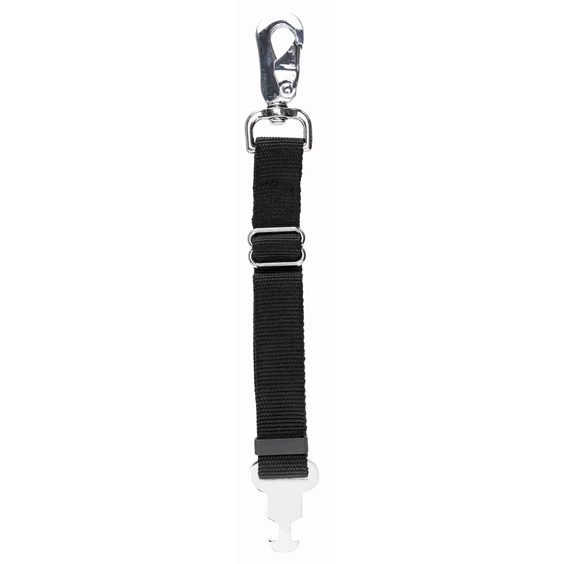 Trixie Short Leash with Trigger Hook, 45-70 cm/25 mm, Black