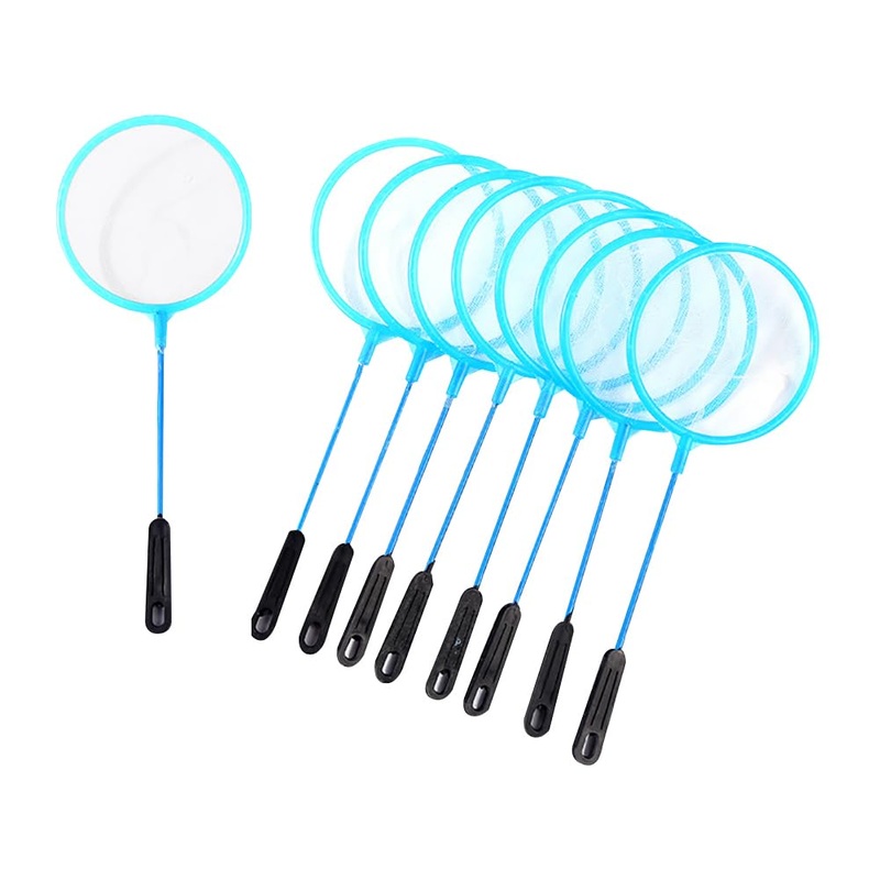 10 Pcs Plastic Shrimp Nets Small Fishing Nets Mini Fish Aquarium Net Fish Tank Fine Mesh Net Fish Catcher Nets for Kids