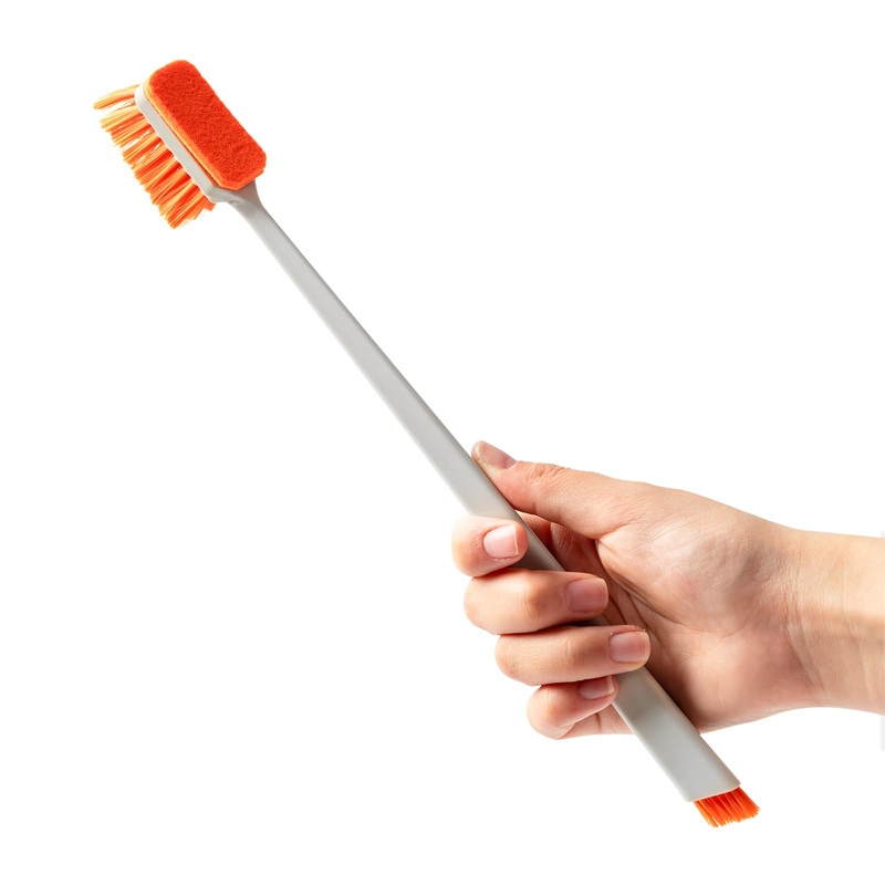 1pcs Small Aquarium Cleaning Tool, Algae Scraper for Fish Tank, Aquarium Brush, Fish Tank Cleaner Adapted for Glass and Acrylic Aquariums Orange