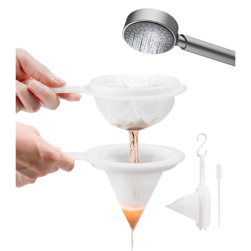 Aquarium Baby Brine Shrimp Sieve Eggshell Separator Artemia Collecting Net Kit 80 Mesh 200 Mesh for Brine Shrimp Hatchery