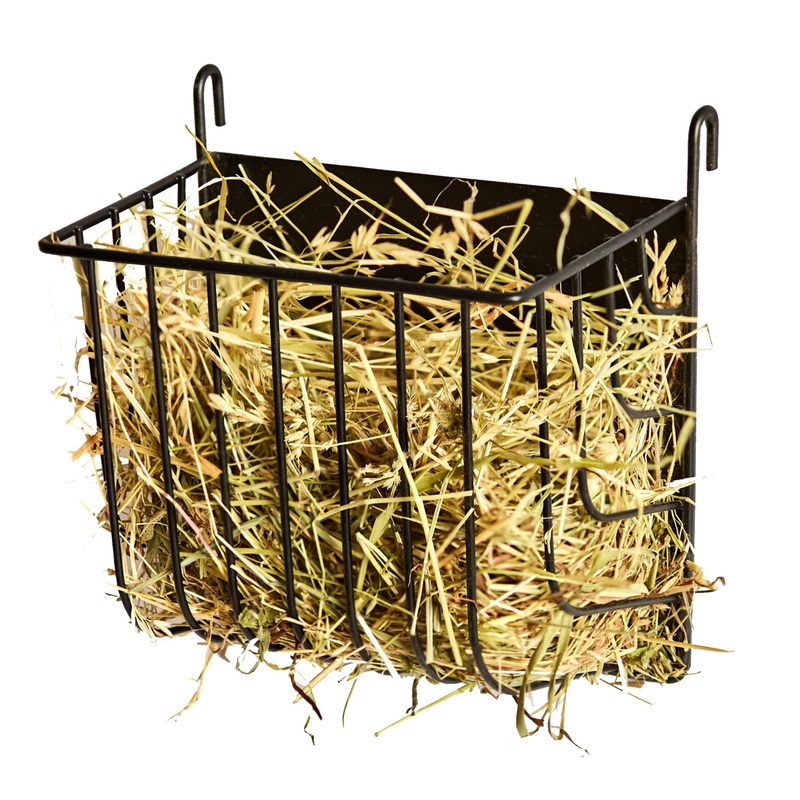 Hay Feeder for Rabbit, Guinea Pig, Bunny, Chinchilla, Heavy Duty Metal Rack Hay Holder – 7.3×4.3×6.7 inch
