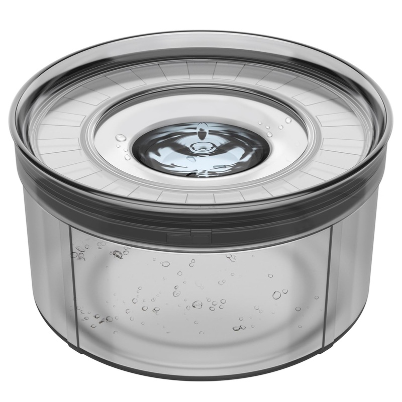 1Gallon Dog Water Bowl No Spill, Spill Proof Dog Bowl BPA-Free, 3.8L/128oz Large Capacity, No Splash Water Bowl with Non-Slip Base, Slobber Stopper Water Bowl for Messy Drinkers [Anti Digging Lip] Smoky
