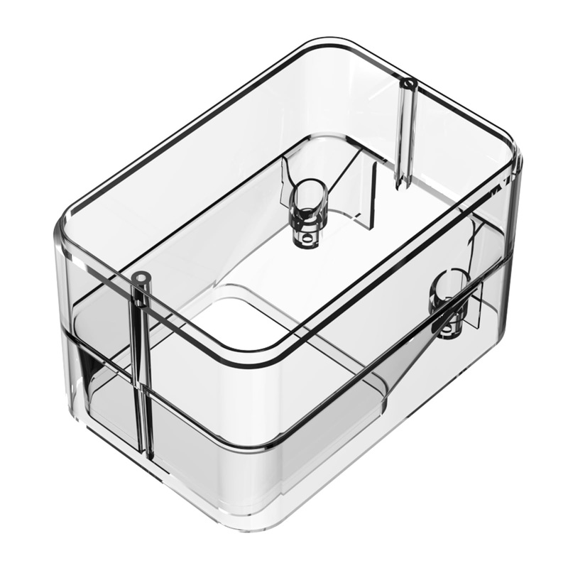Automatic Fish Feeder Expandable Box Fish Food Storage Box, Removable, Suitable WP8622, WP8622L and KIVNIEHI WP8621N, Transparent Plastic Material, 350ML Large Capacity