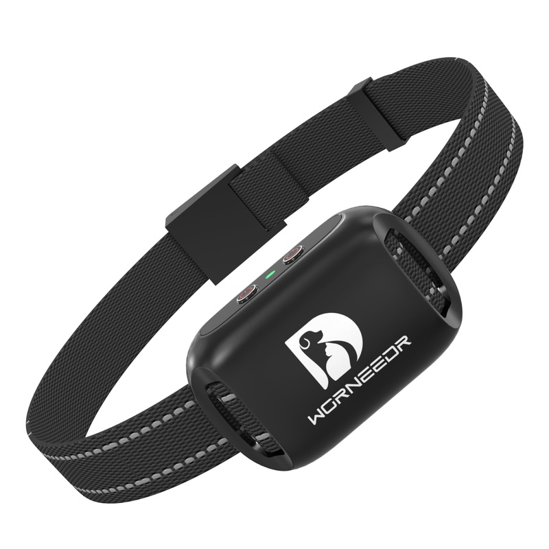 Cat Bark Collar Smart Automatic No Shock Anti Barking Cats Training Collar Rechargeable Bark Collar with 2 Adjustable Sensitivity Vibration & Beep Vibration Modes for Cats Dull Black