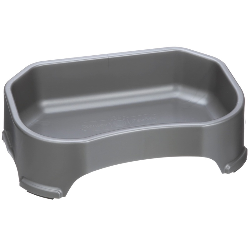 Neater Pet Brands Big Bowl – Extra Large Water Bowl for Dogs (1.25 Gallon Capacity, 160 oz) – Huge Over Size Pet Bowl – Gunmetal Grey 1.25 Gallons