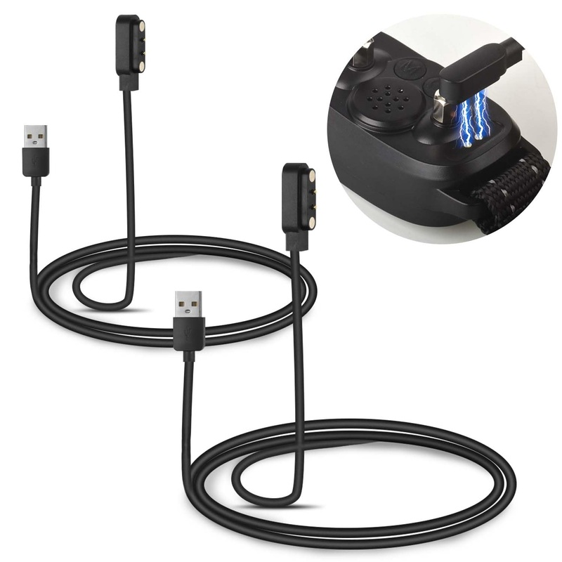 Shock Collar Charger Only Compatible with FAFAFROG Dog Bark Collar, USB Magnetic Charging Cable Dog Collar Charger Replacement
