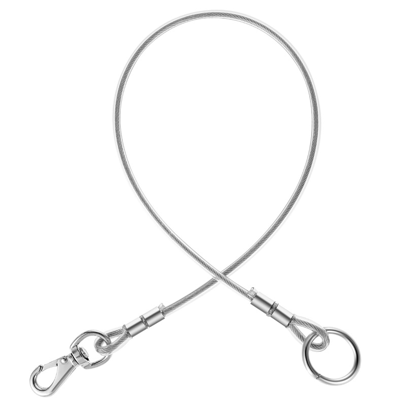 28″ Chew Proof Dog Leash Extension Rope, Dog Leash Extender with Any Leash & Collar & Harness, Non Chewable Dog Leash Extender for Small Medium Large Dogs Walking Running Training