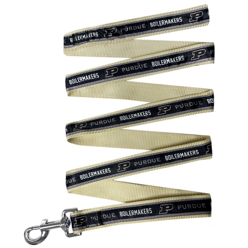 NCAA PET Leash, Small, Purdue Boilermakers, Dog Leash, Shiny & Colorful Leash for Dogs & Cats Licensed by The NCAA, New Version