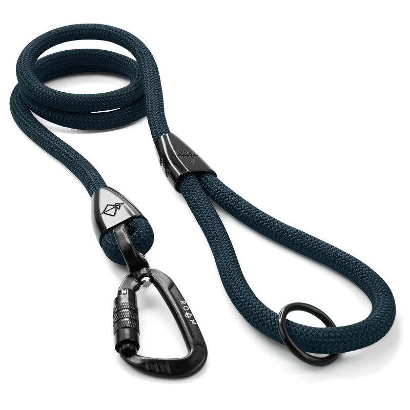 Premium Explorer Leash – Climbing Rope Leash with Autolocking Aviation Aluminum Carabiner – Colorado Nightsky, 6ft 6 Feet