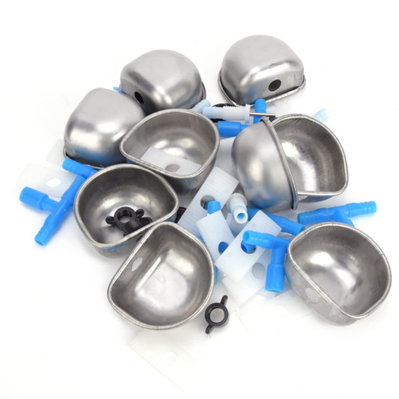 10 Sets Stainless Steel Rabbit Drinker, Nipple Drinking Bowl, Water Feeder for Rabbit, 2.6 X 1.1 in (11) Chazcool8qum1y4b7o-11
