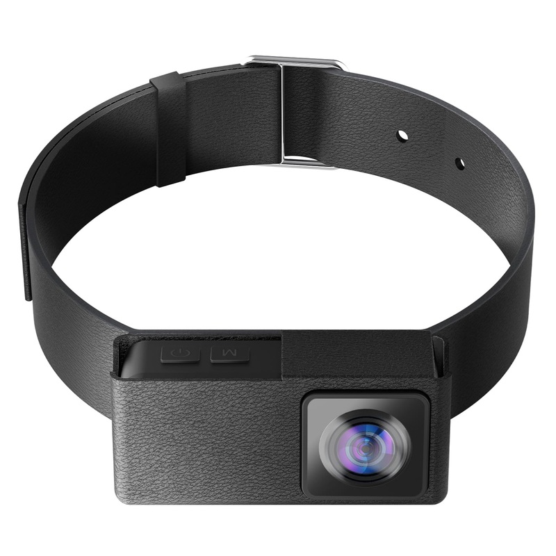 1080P Cat Camera Collar, HD Mini Body Camera for Cats, No Need App or WiFi, 32GB Video Record Camera, Adjustable Safety Leather Strap (Neck Fit 8″-12″), Collar Camera See Life Through Your Cat’s Eyes