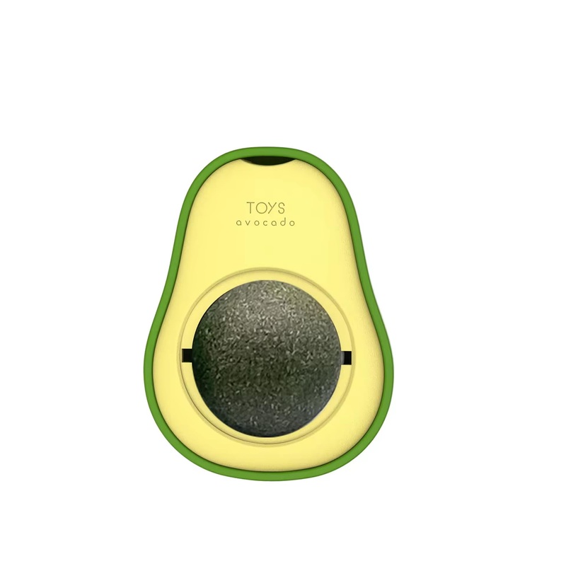 Avocado Catnip Balls, Catnip Wall Balls, cat Toys for Indoor Cats, Kitten Toys, Healthy Catnip chew Toys for Kitten., Green
