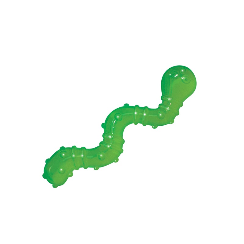 Catstages Orkakat Wiggle Worm Dental Catnip Cat Chew Toy One-Size Multi