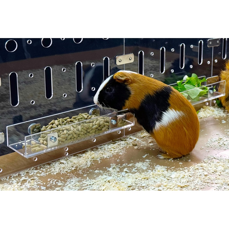GuineaLoft Food Feeder – Say Goodbye to Traditional Bowls! The Ultimate Feeder for Small Pets like Guinea Pigs, Rabbits and Chinchillas. Designed & Made by Seasoned Owners – Guinea Loft Exclusive