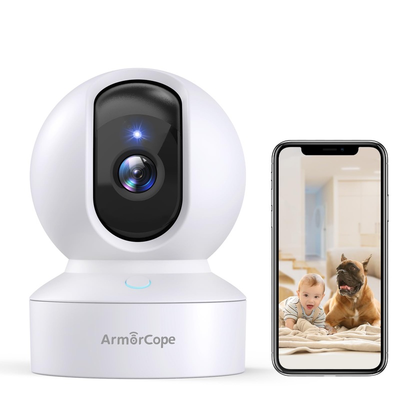 Pet Camera, 2K HD Dog Camera with Phone APP, 360 Pan/Tilt View Puppy Cam, One Click Call for Baby Monitor, MagivPix Night Vision,Motion Tracking Alarm with Cloud/Local SD,Home Indoor Security Cam