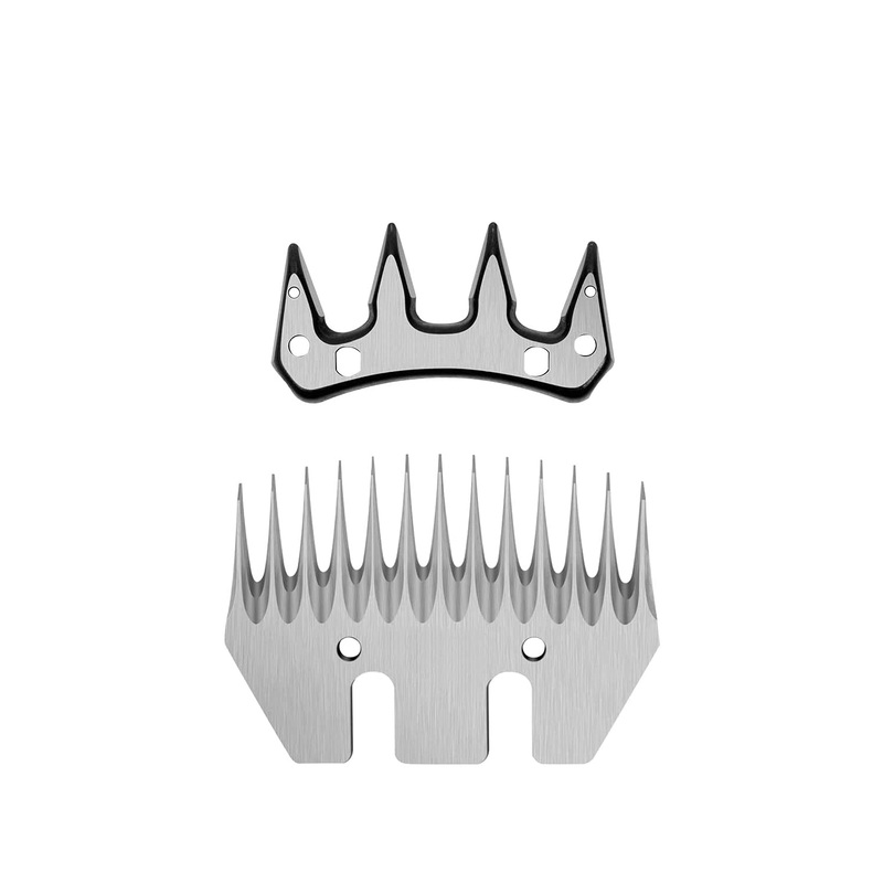 Combs Shear Blades Replacement Goat Clipper Blades for Sheep Shears Electric Clipper 13-Tooth Straight 4.13 Tooth Replacement Blades