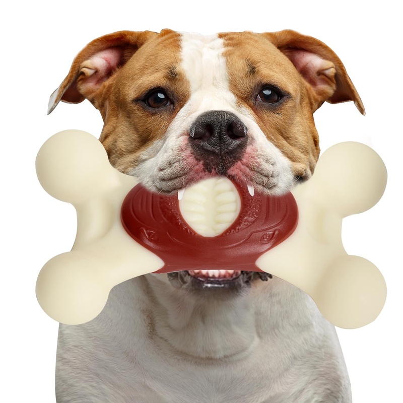 Dog Toys for Aggressive Chewers Indestructible Dog Toys, Durable Tough Dog Chew Toys for Medium and Large Large Breed DogsDog Toys to Keep Them Busy Bacon