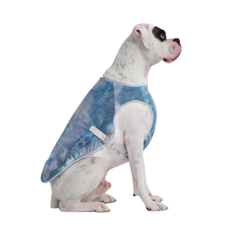 Spark Paws Chilltech Dog Cooling Vest – Summer Vest with Cooling effect – Lightweight materials – SPF 50 UV protection – Ice Blue, 3XL