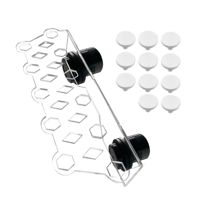 Coral Plug Holder Coral frag Rack Magnetic Holder Reef Magnets Holder for frag Racks (Coral Holder with 11 frag Plug) Coral holder with 11 frag plug